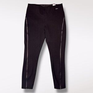T Tahari Black Leggings Pants Slim Fit Stretch Small